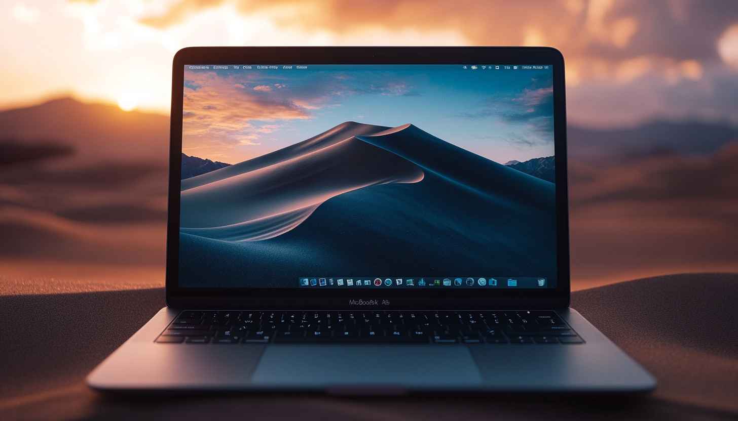 Macbook Wallpaper: Desert Landscape, Laptop Wallpaper, 4k Wallpaper