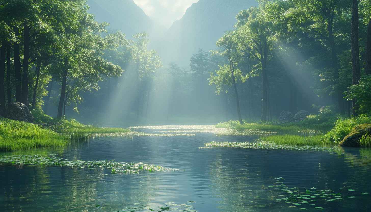 Lake Wallpaper: Serene Forest Landscape, Nature Backgrounds, HD Images