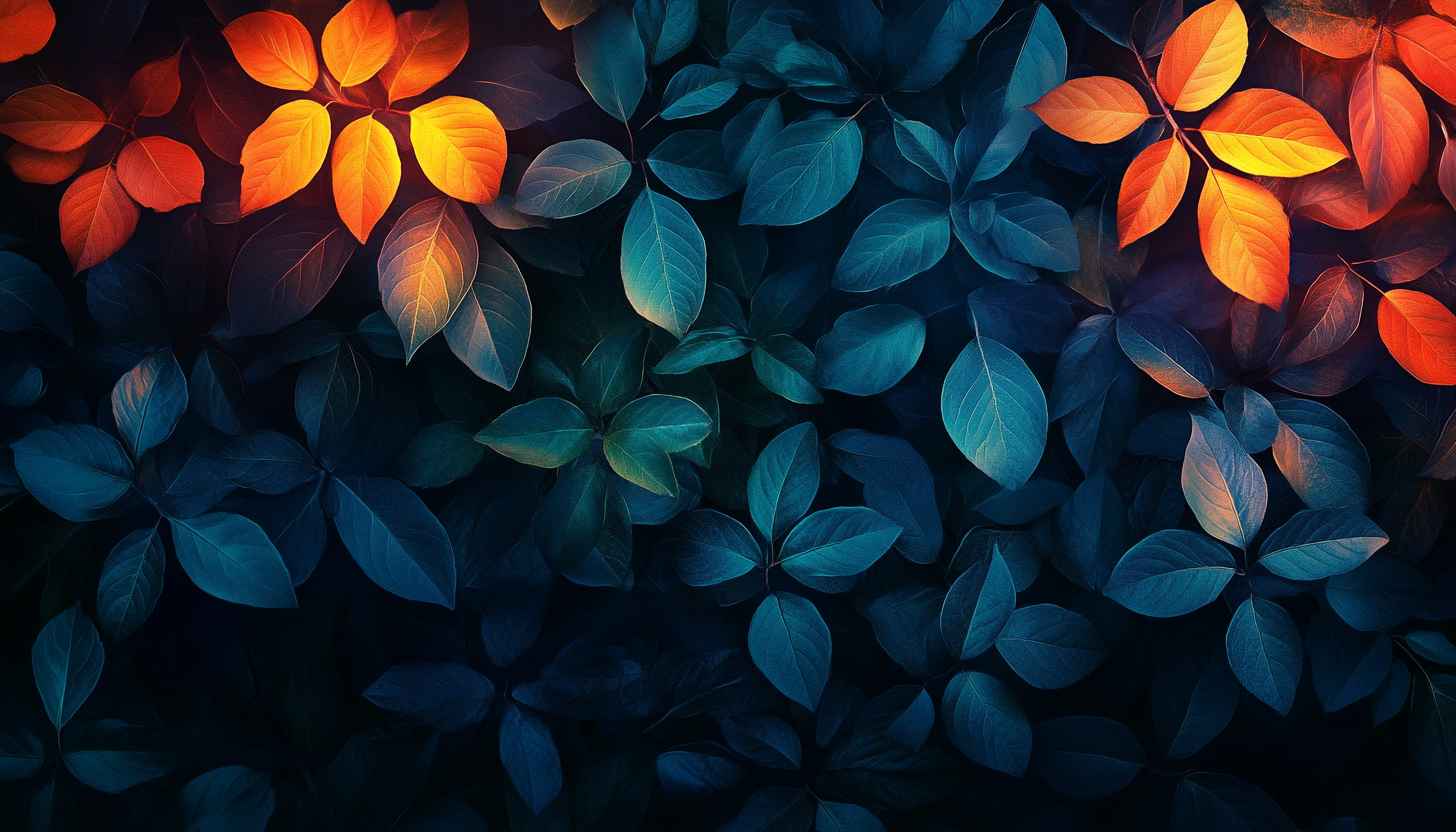 Autumn Leaves Wallpaper, Colorful Fall Foliage Background for Desktop
