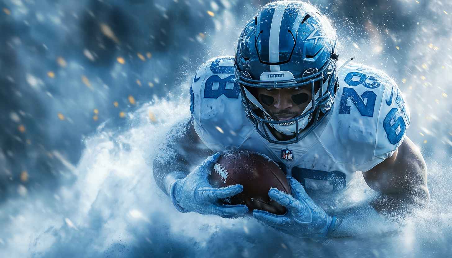 American Football Player Action Wallpaper for Desktop and Mobile