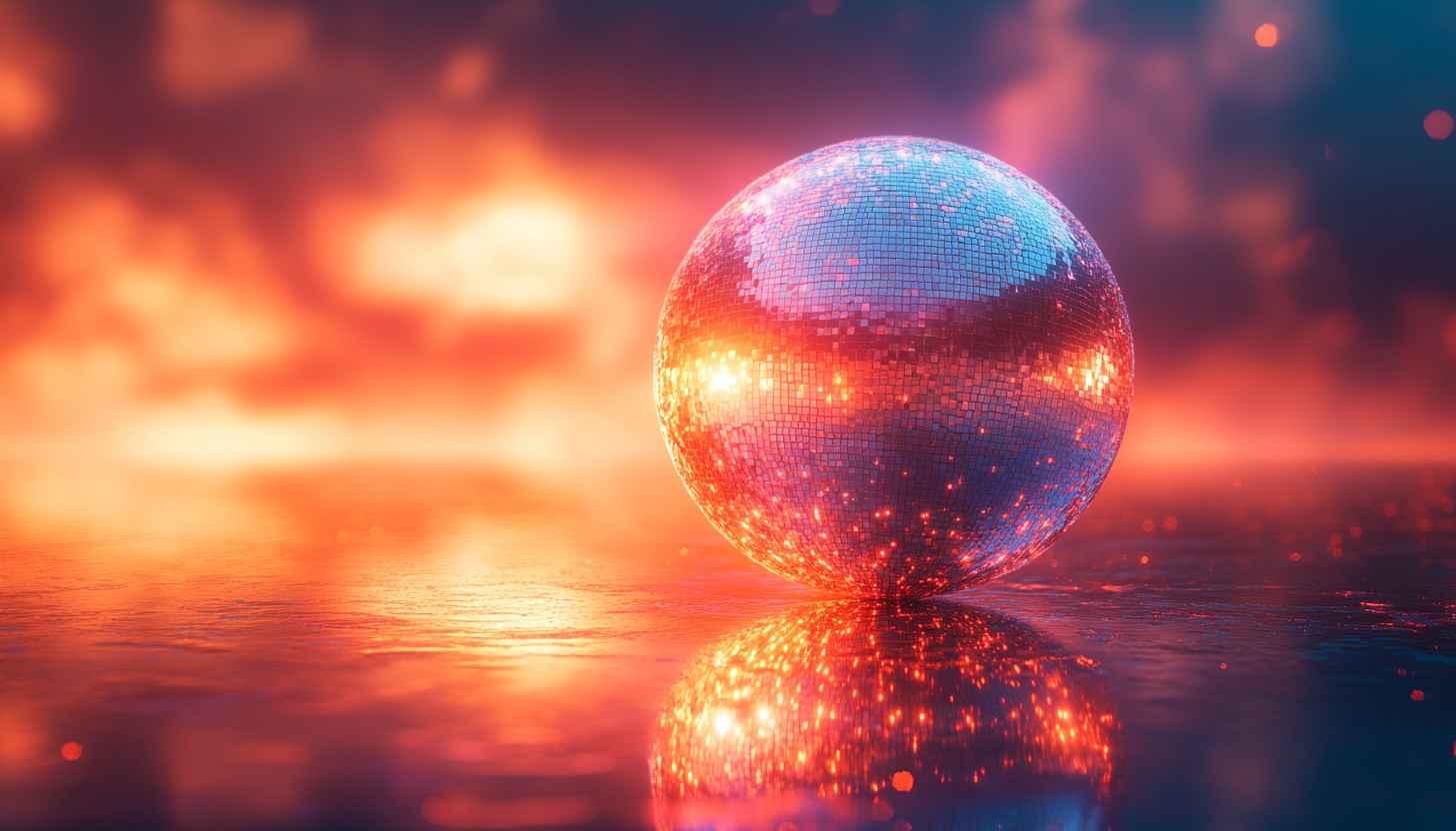 Disco Ball Wallpaper: Shiny, Party, Sparkly, Reflective, 4K