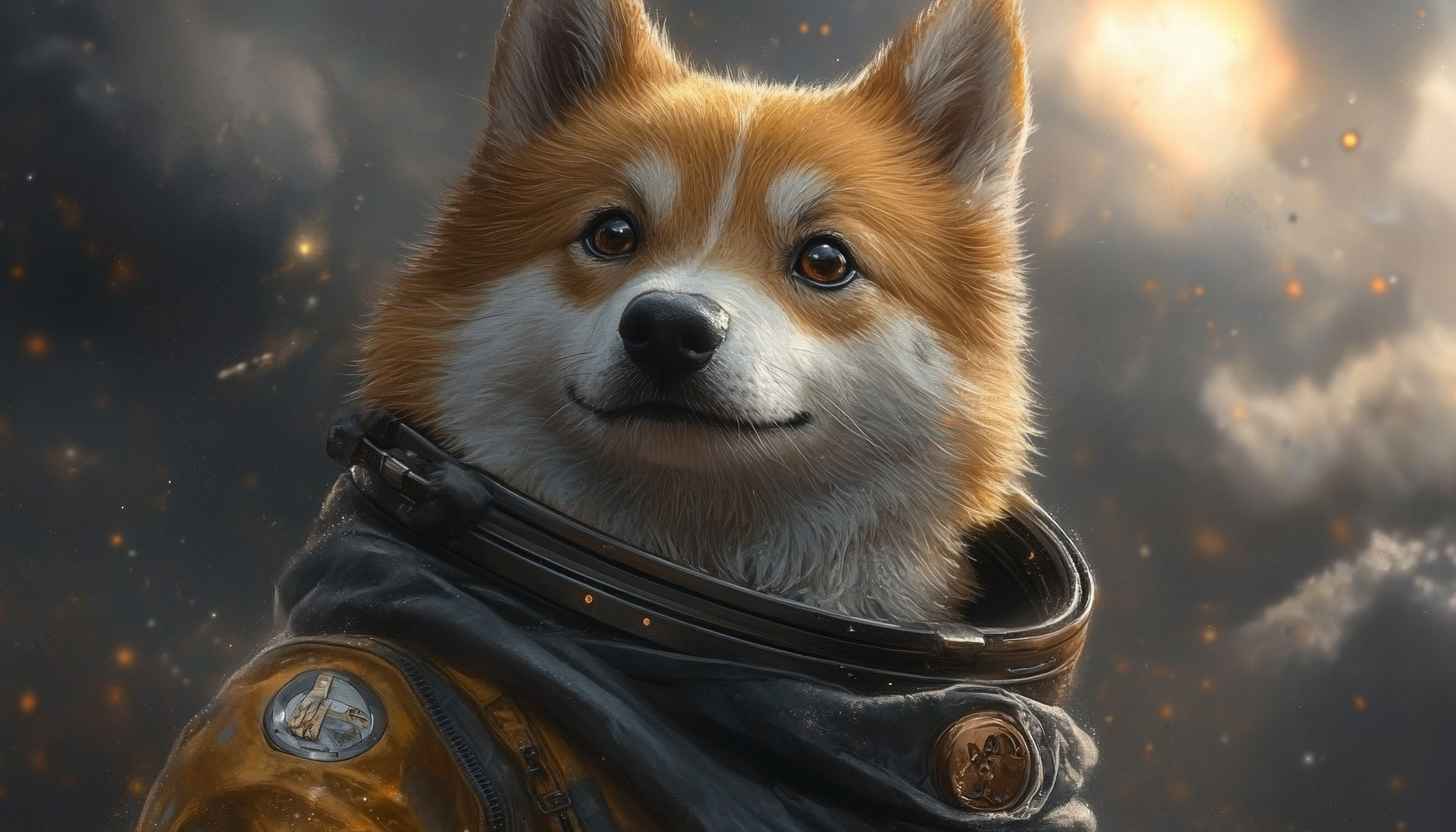 Astronaut Dog Wallpaper, Animal Wallpaper, 4K Wallpaper, Doge Wallpaper