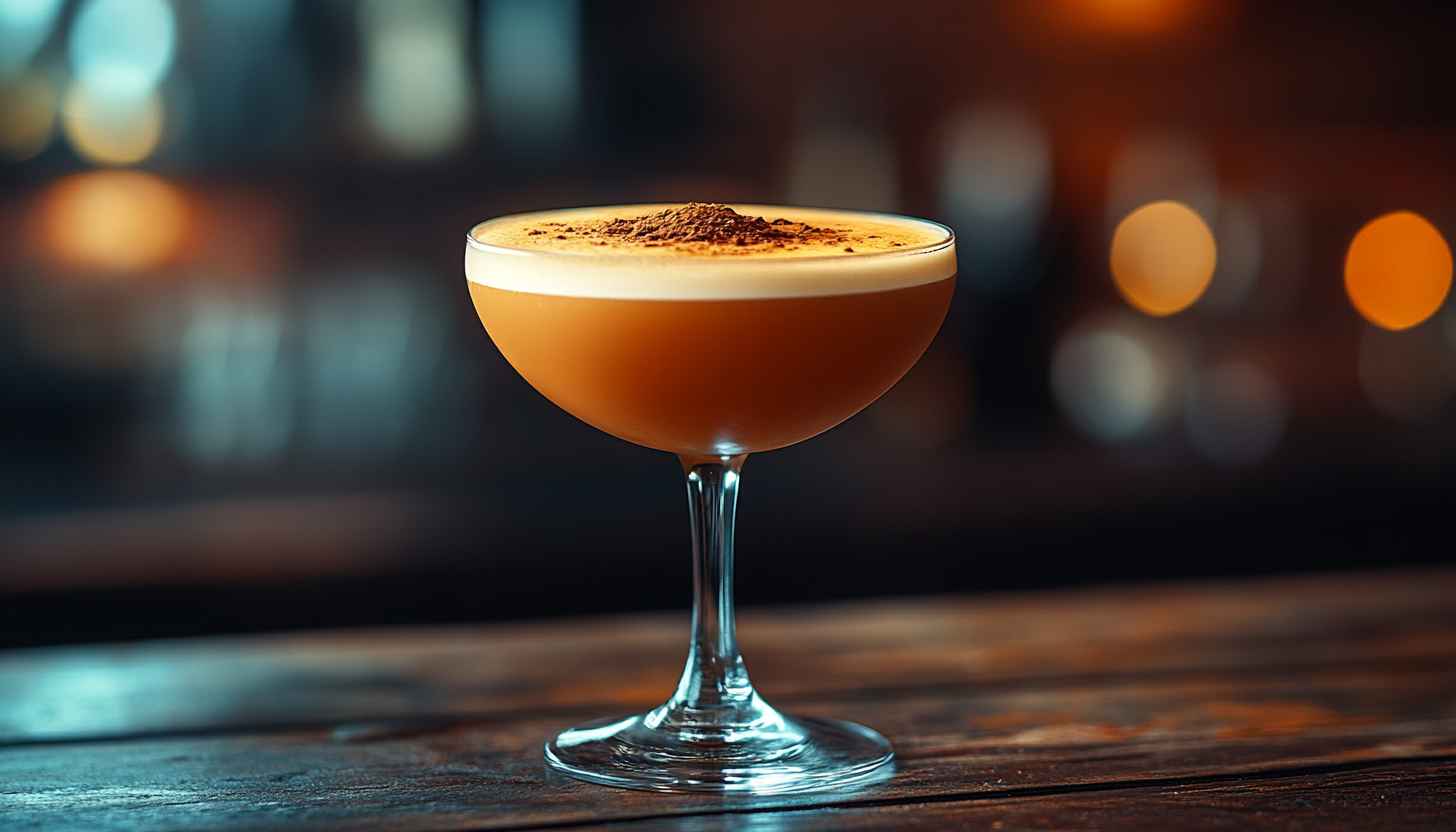 Espresso Martini Wallpaper, Cocktail Drink Background, Bar Aesthetic