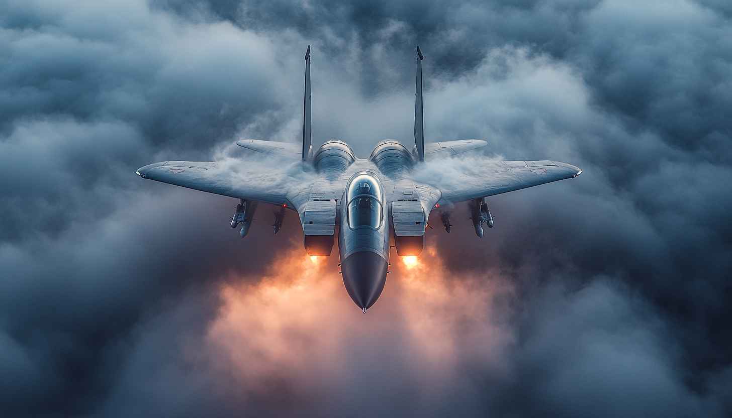 Fighter Jet Wallpaper, Military Aircraft, Sky, 4k Wallpaper