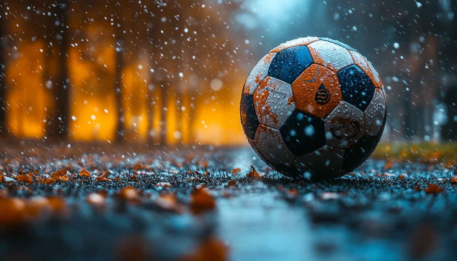 Soccer Ball Wallpaper: Rainy, Aesthetic Football Backgrounds for Desktop