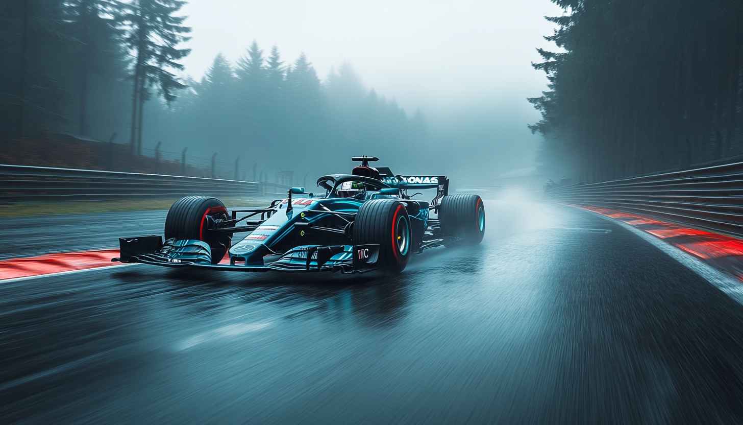 Mercedes F1 Car Wallpaper, Racing Car Background, Car Desktop Wallpaper