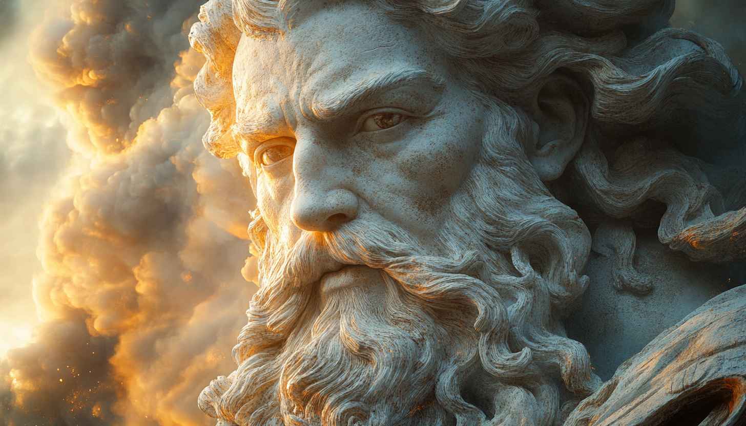 Zeus Statue Wallpaper - Greek Mythology, God 4K Wallpaper