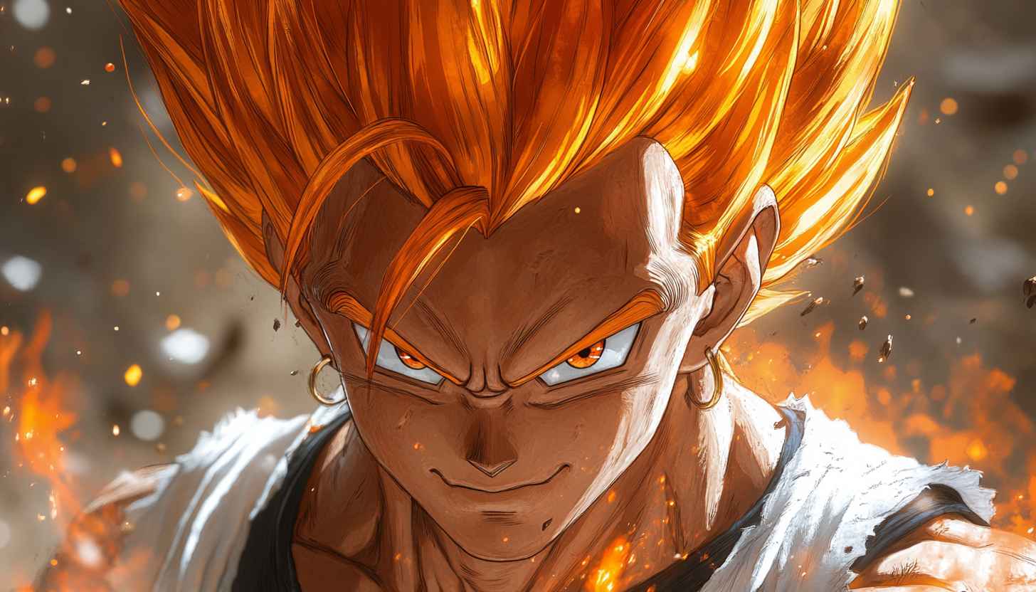 Dragon Ball Z Vegito Anime Character 4K Wallpaper