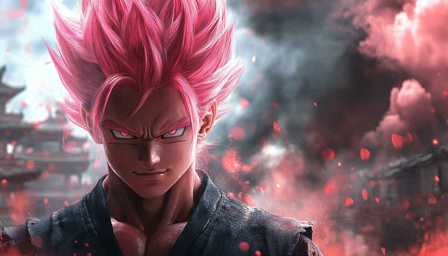 Dragon Ball Super Goku Rose Anime 4K Wallpaper