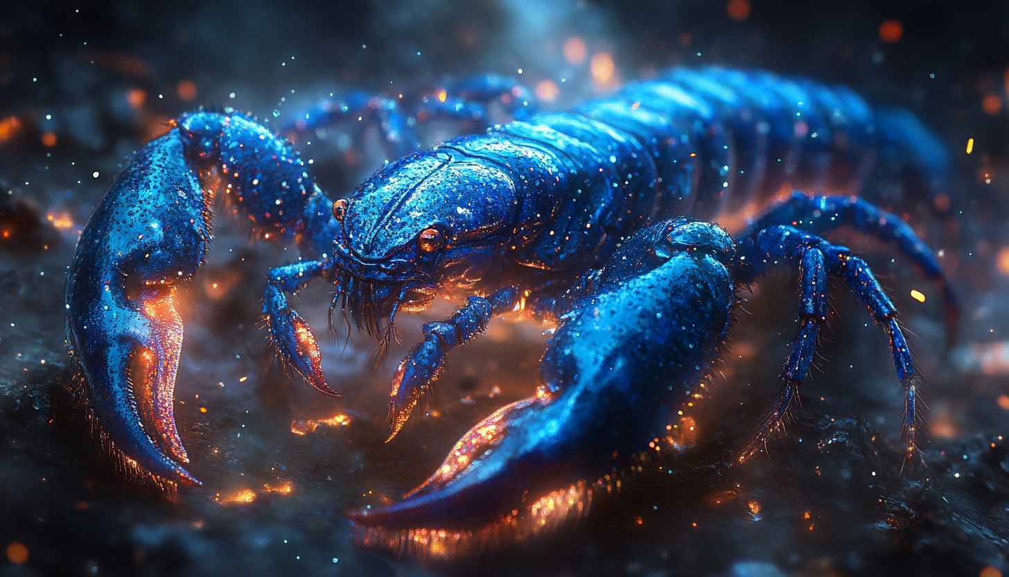 Blue Scorpion Wallpaper: 4K, Desktop, Mobile Backgrounds
