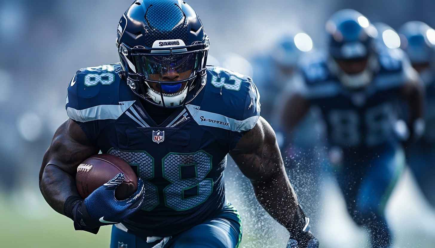 Seahawks NFL Running Back Football Sports Wallpaper for Desktop