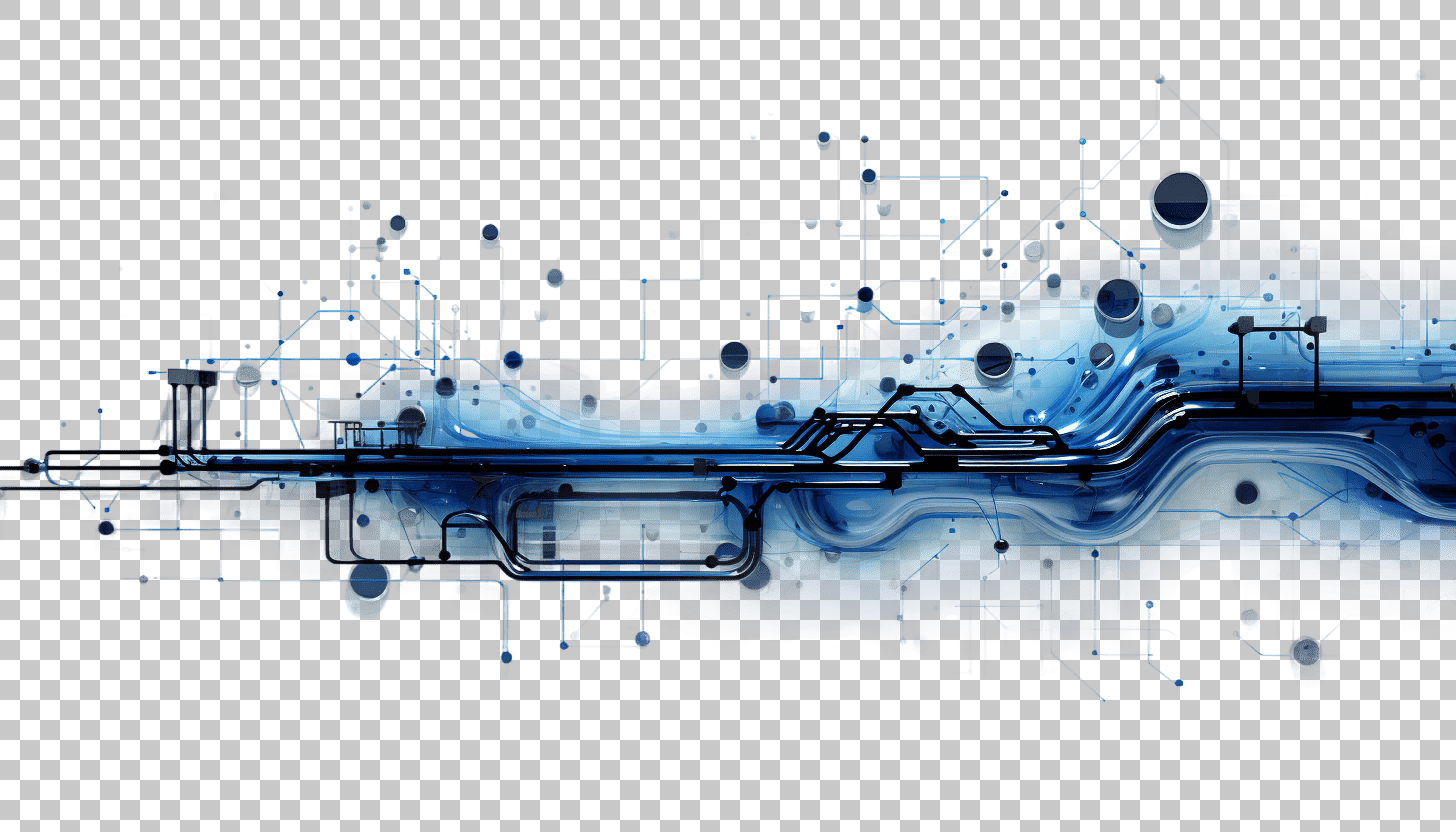 Abstract Cybernetic Patterns, Transparent Background Art, Techno Aesthetic, Cybernetic Grids