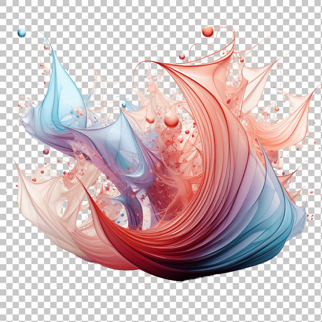 Creative Chaos, Fractal Designs Background, Abstract Visualization, Futuristic Graphics