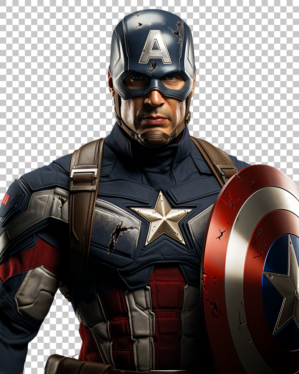 High-Quality Captain America PNG -  Now