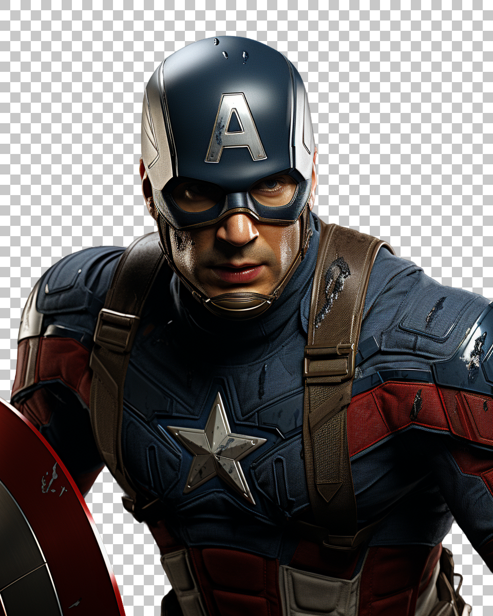 Captain America PNG Image: High Quality & Clear Background