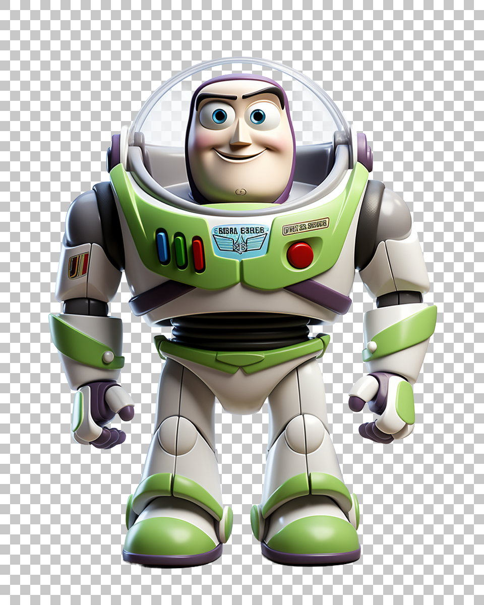 High-Quality Transparent PNG of Buzz Lightyear Toy Story