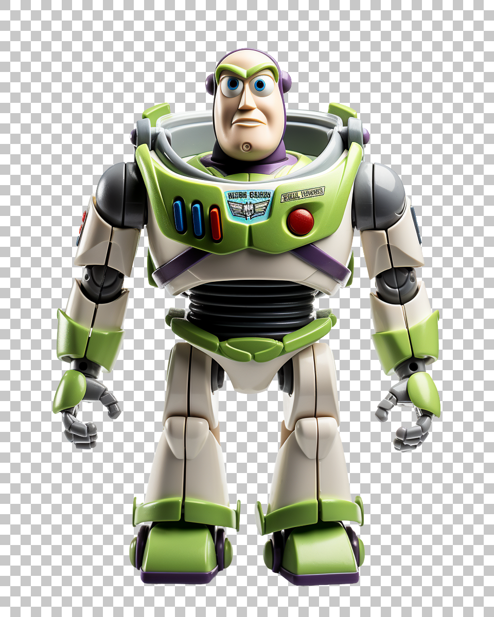 High-Quality Transparent PNG of Buzz Lightyear Toy Story -