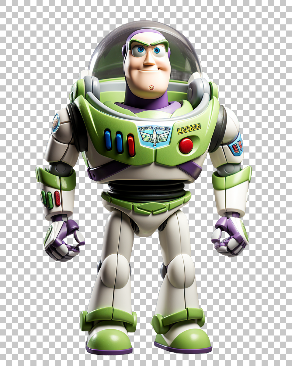 High-Quality Buzz Lightyear Toy Story Transparent PNG