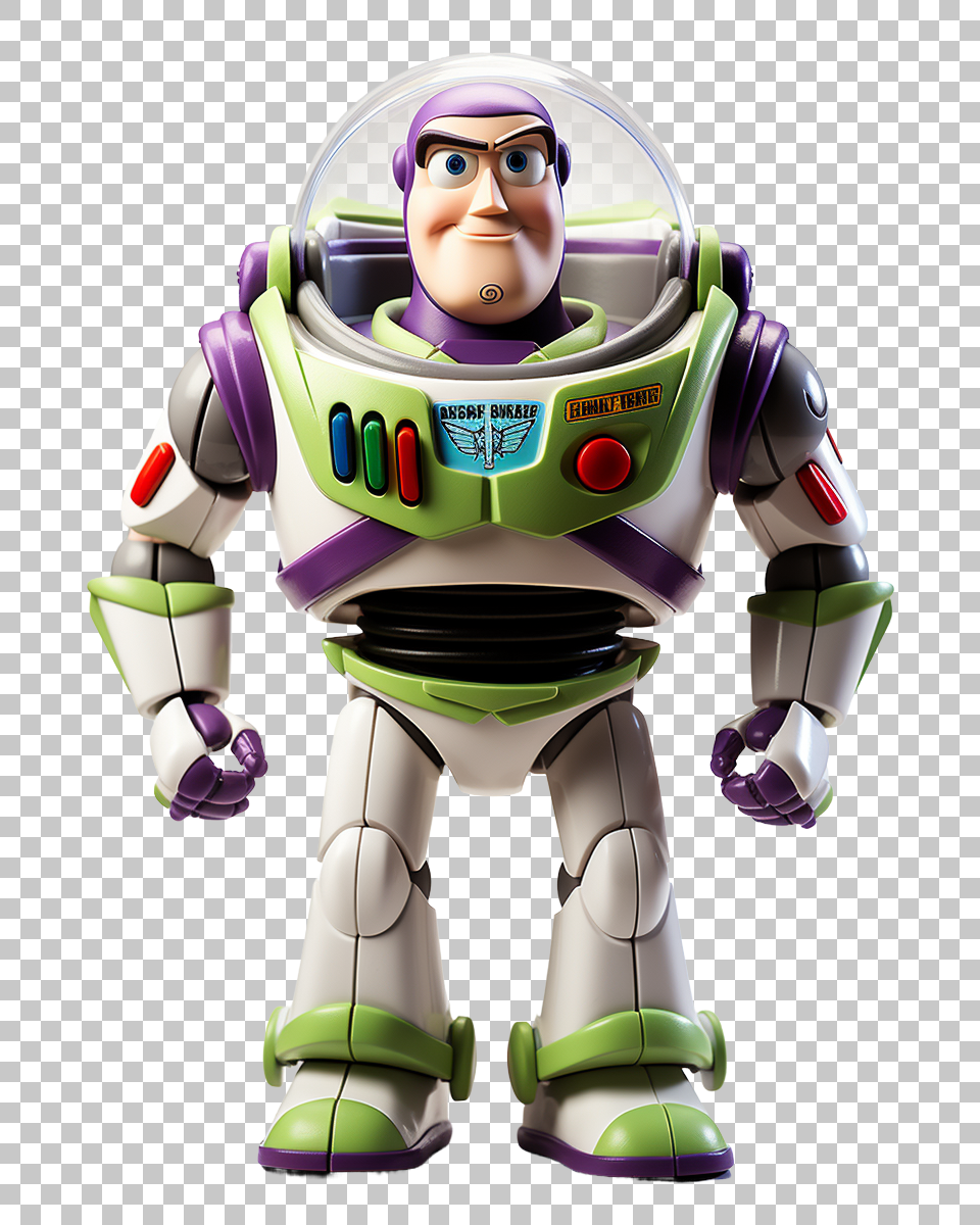 High-Quality Transparent Buzz Lightyear Toy Story PNG