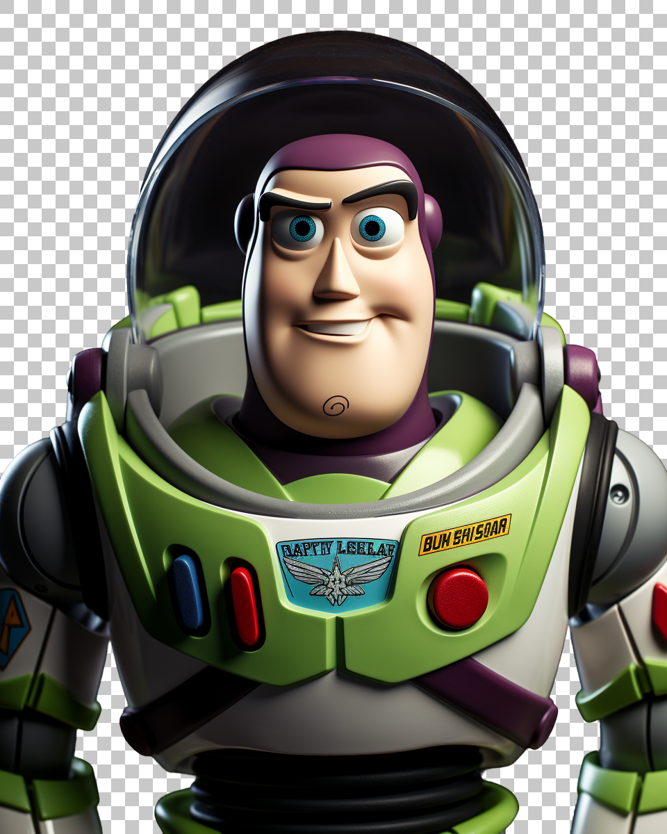 High-Quality Transparent Buzz Lightyear Toy Story PNG