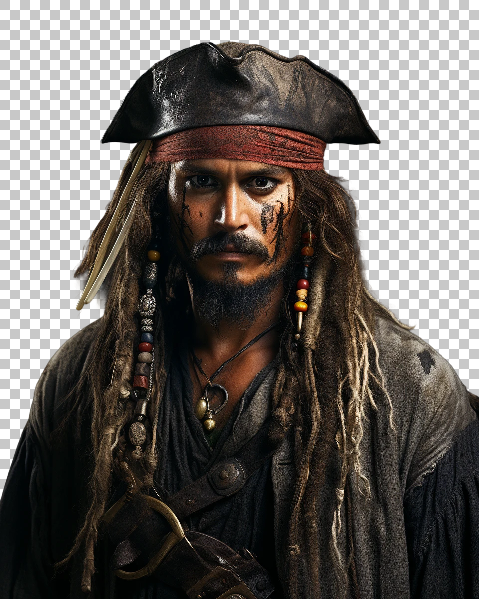 High Quality Captain Jack Sparrow PNG -