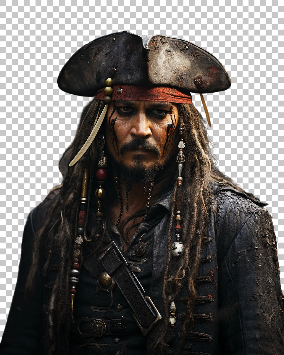 High Quality : Captain Jack Sparrow PNG Icon