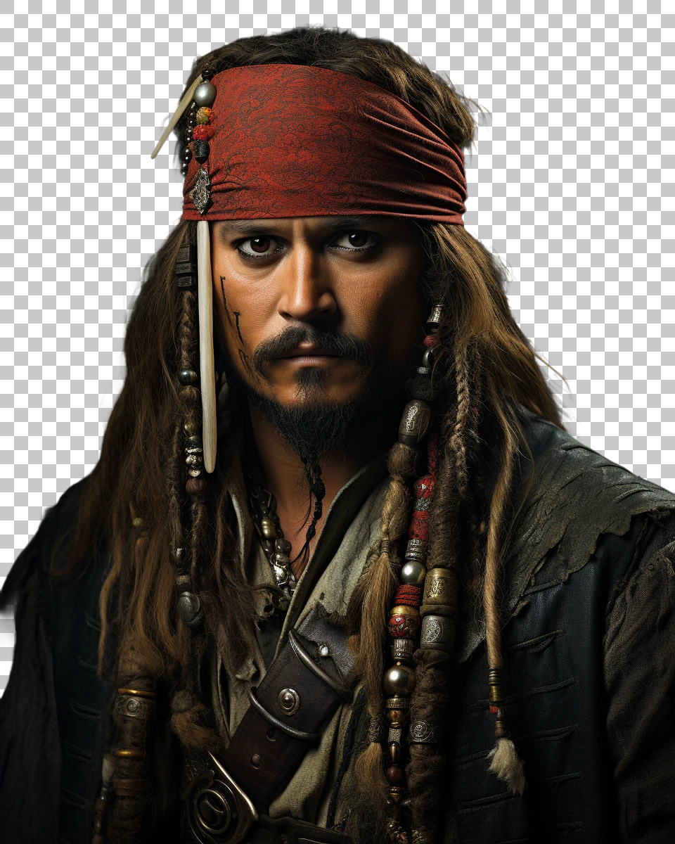 High Quality Captain Jack Sparrow PNG Image