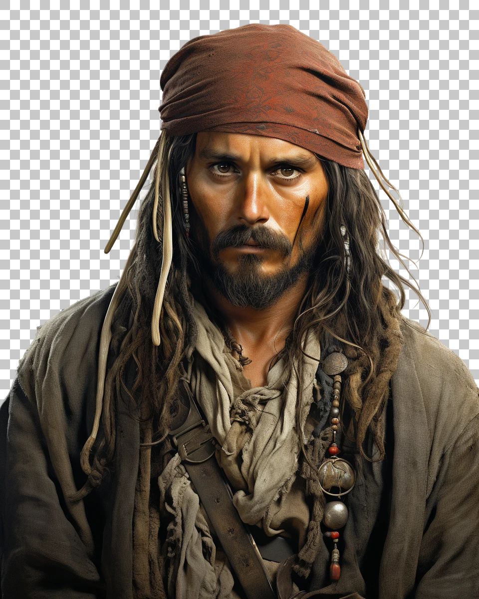High-Quality Captain Jack Sparrow PNG for