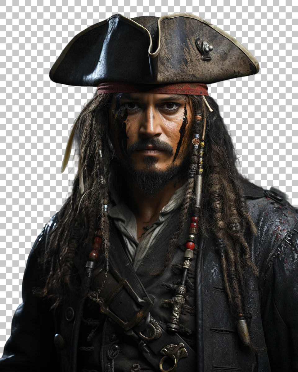High Quality : Captain Jack Sparrow PNG Image