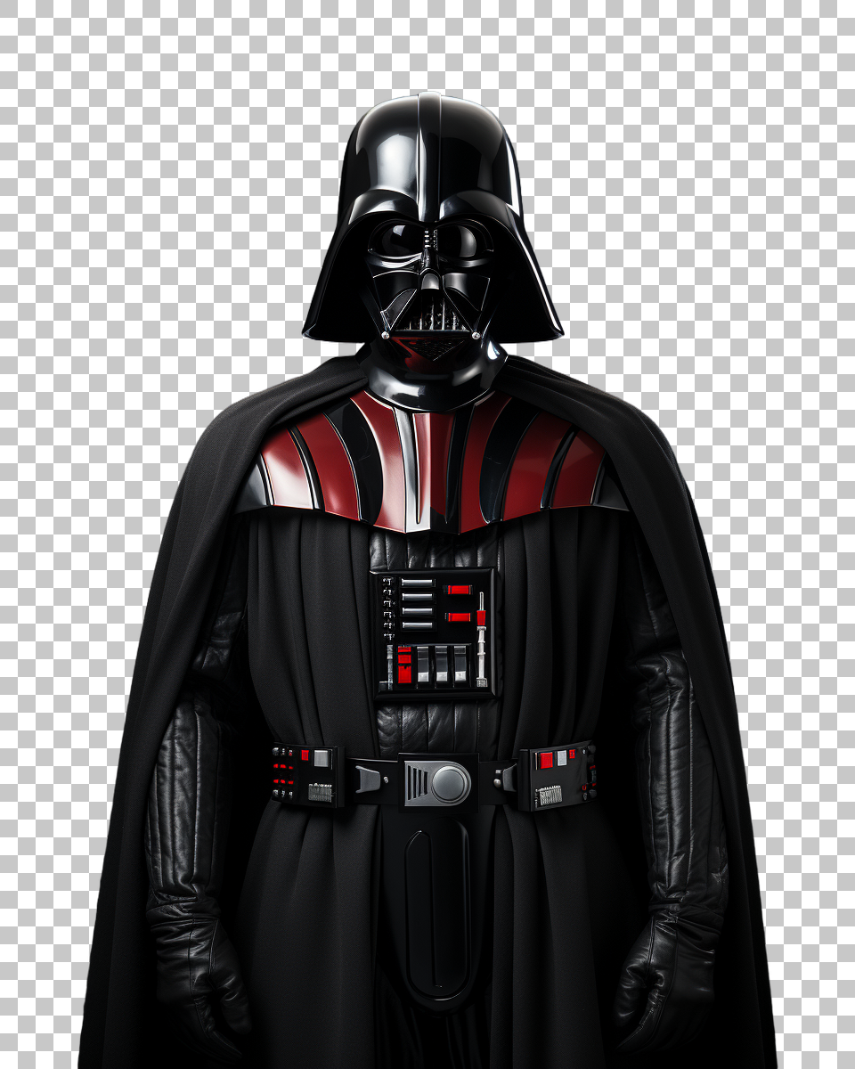 Darth Vader Illustration for Easy Integration, villainous