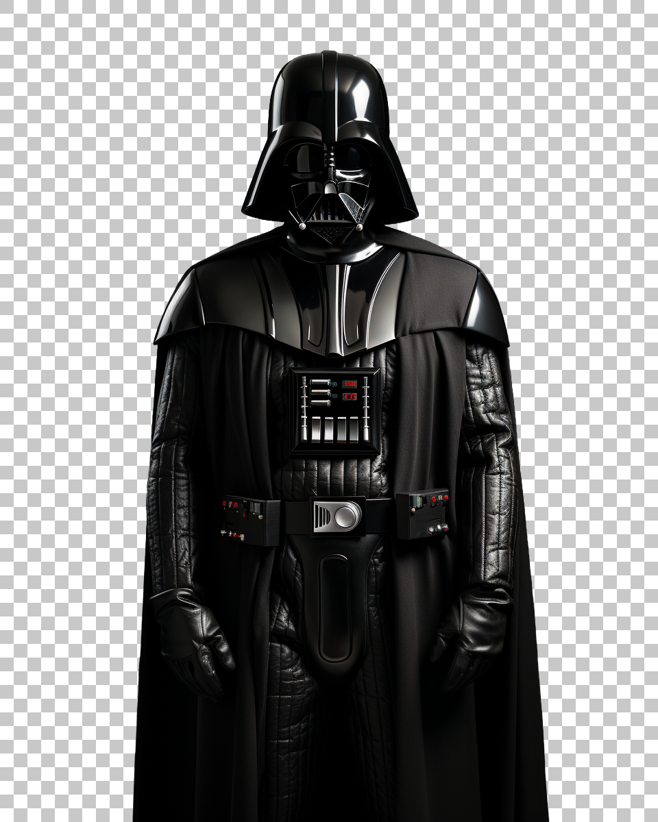 Transparent Darth Vader Drawing for Clarity in Design, Star Wars character