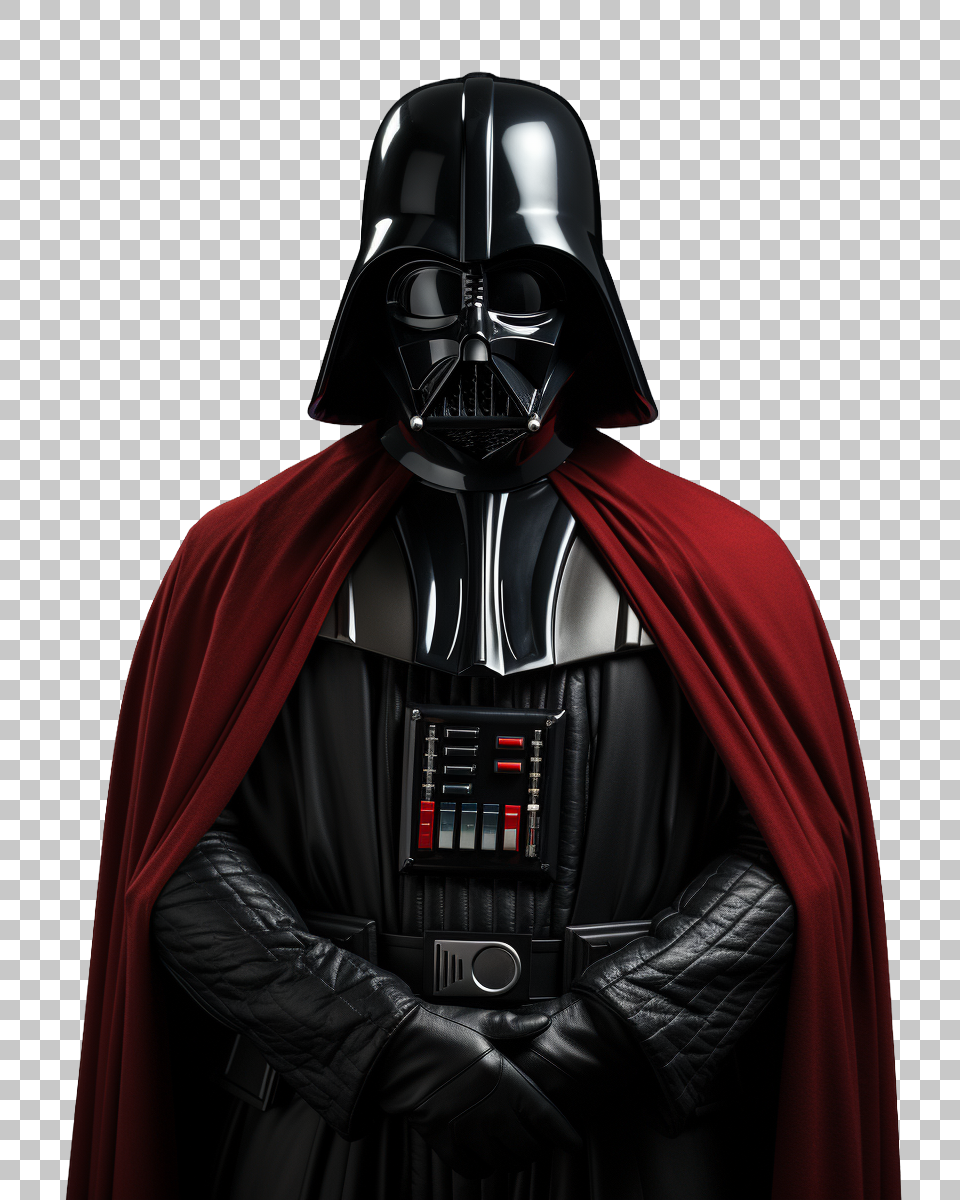 Unclouded Darth Vader Image in PNG for Smooth Artistry, sci-fi villain