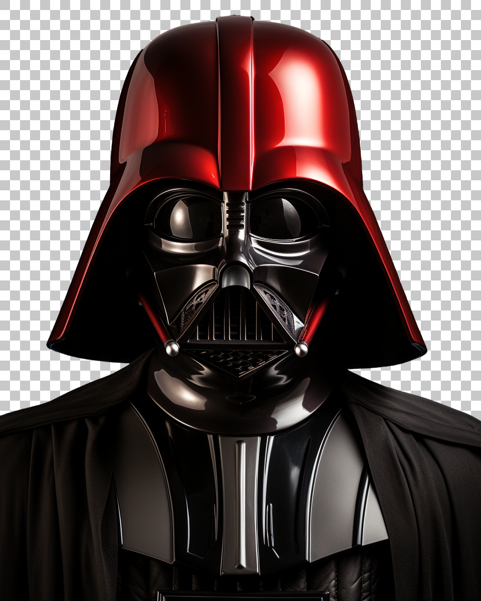 See-Through Darth Vader Drawing in PNG Format, dark side