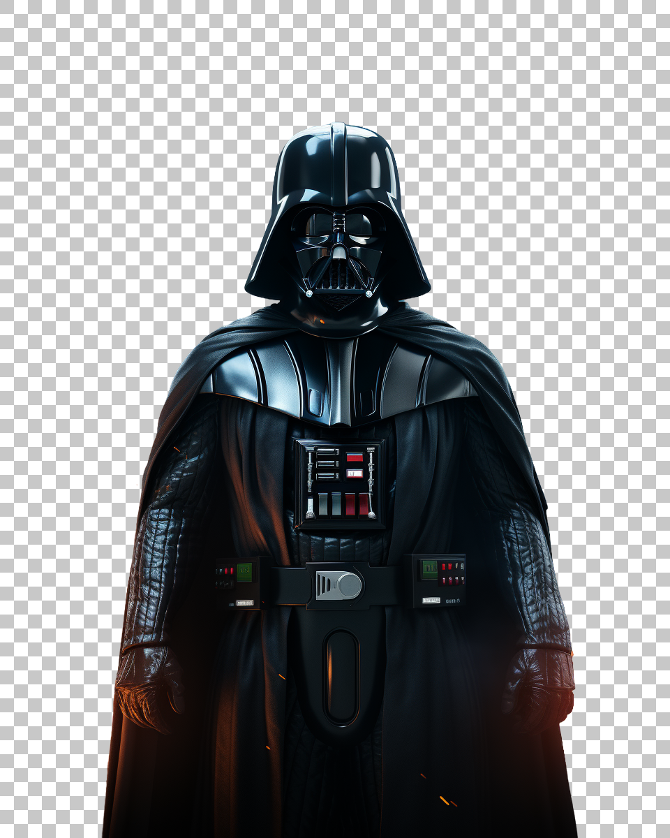 Transparent Darth Vader Star Wars PNG Image for Seamless Integration, sci-fi
