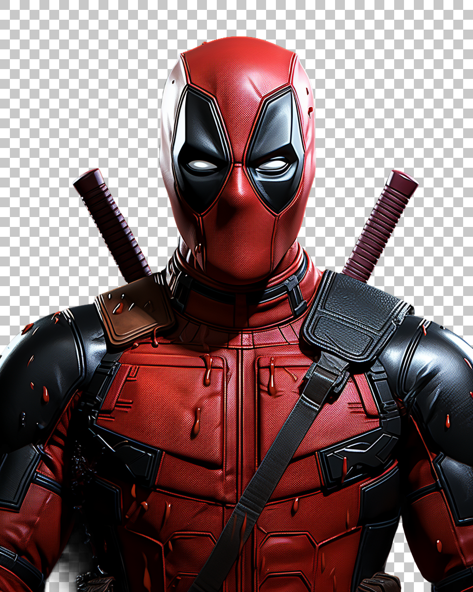 Deadpool PNG for Dynamic Design Elements, comic character