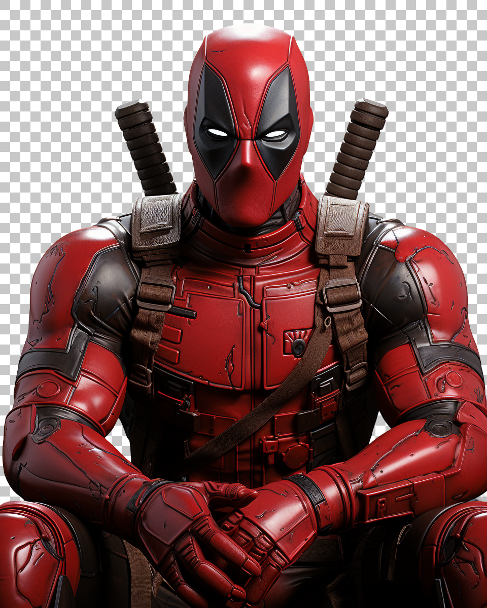 Transparent background Lucid Deadpool Sketch in PNG Format, Wade Wilson