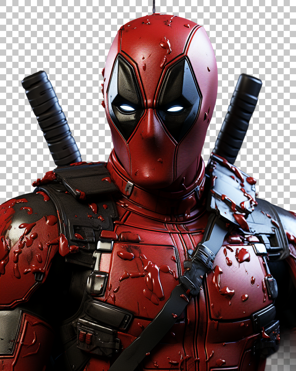 Transparent Deadpool PNG Image for Seamless Integration, anti-hero