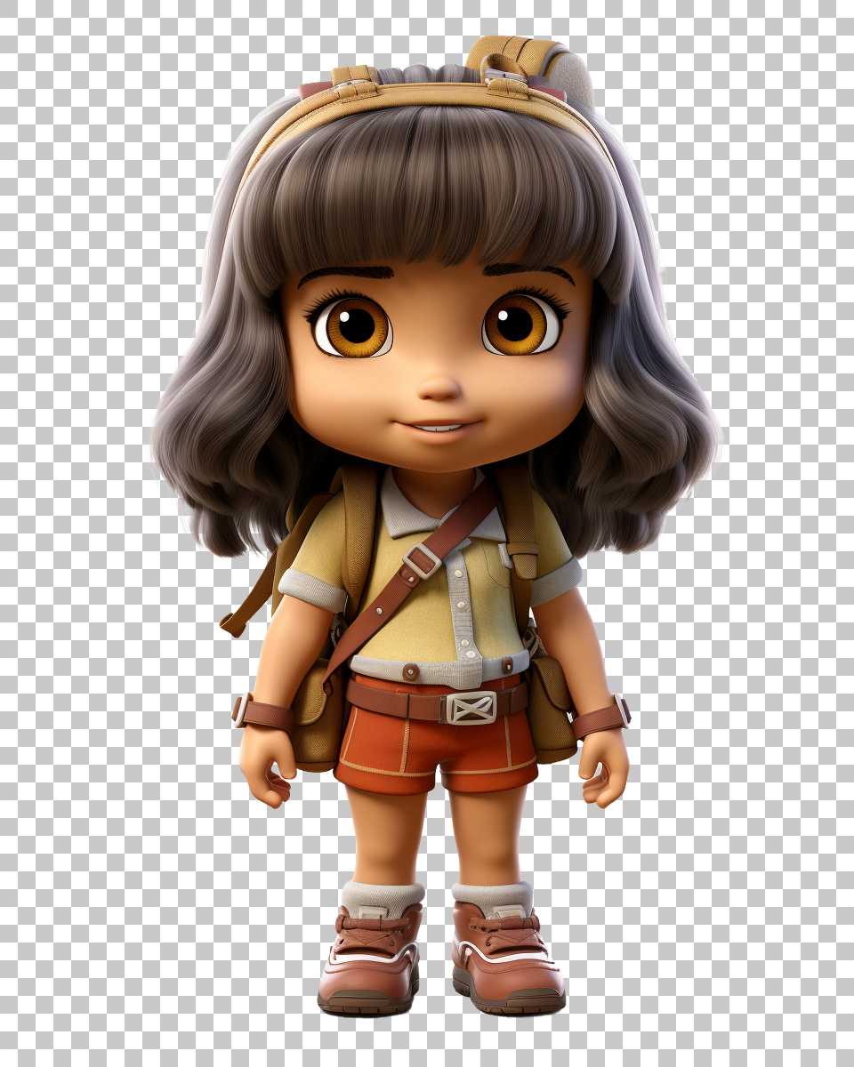 Dora the Explorer Clipart in PNG Format for Educational Materials, Nickelodeon, preschool