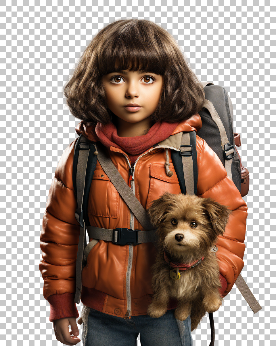 Playful Dora the Explorer Cartoon Image in PNG Format, adventure, Boots