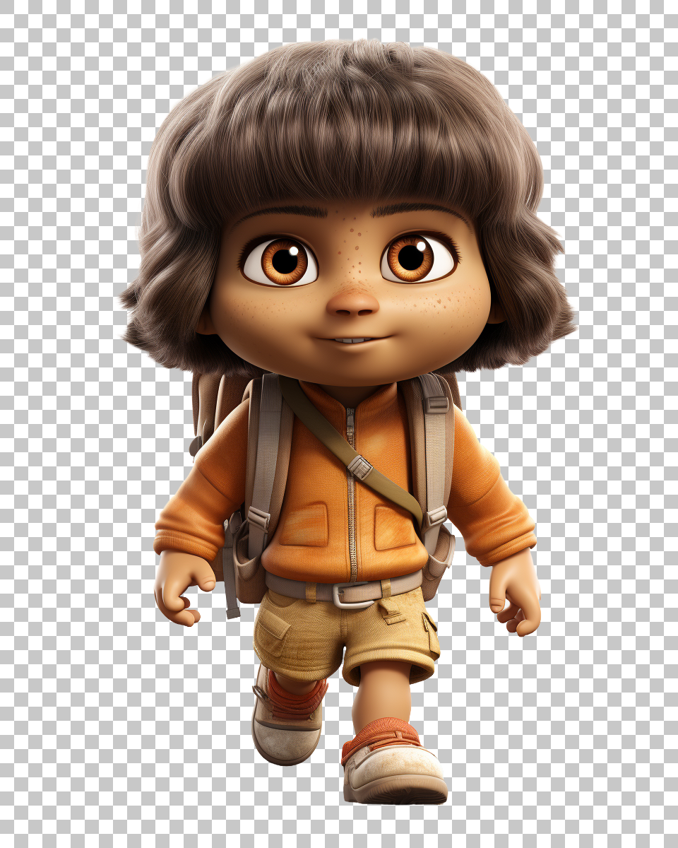 Dora the Explorer PNG Image for Young Adventurers, Nickelodeon, cartoon character