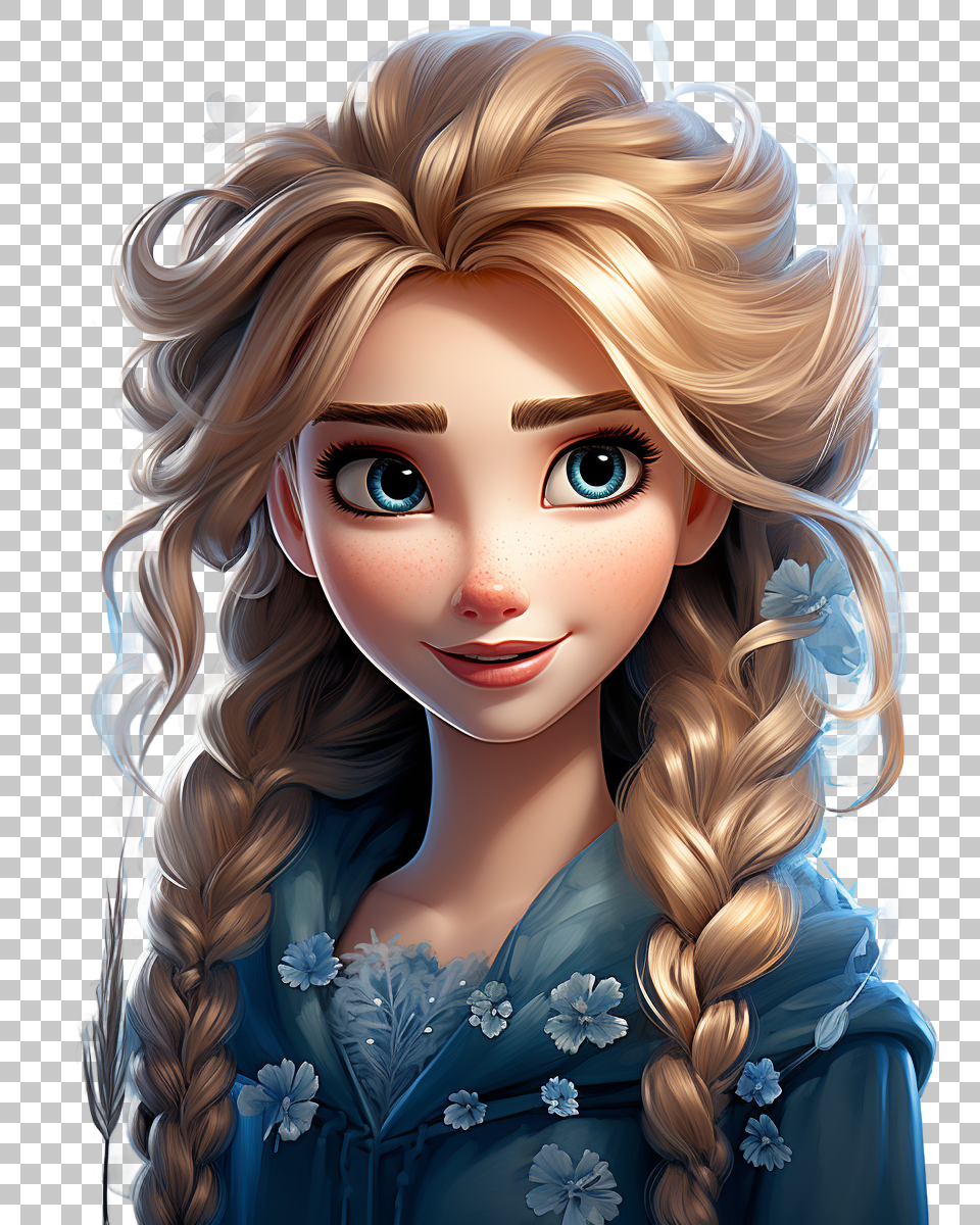 Elsa Frozen Portrait for Disney Enthusiasts, ice queen, Elsa