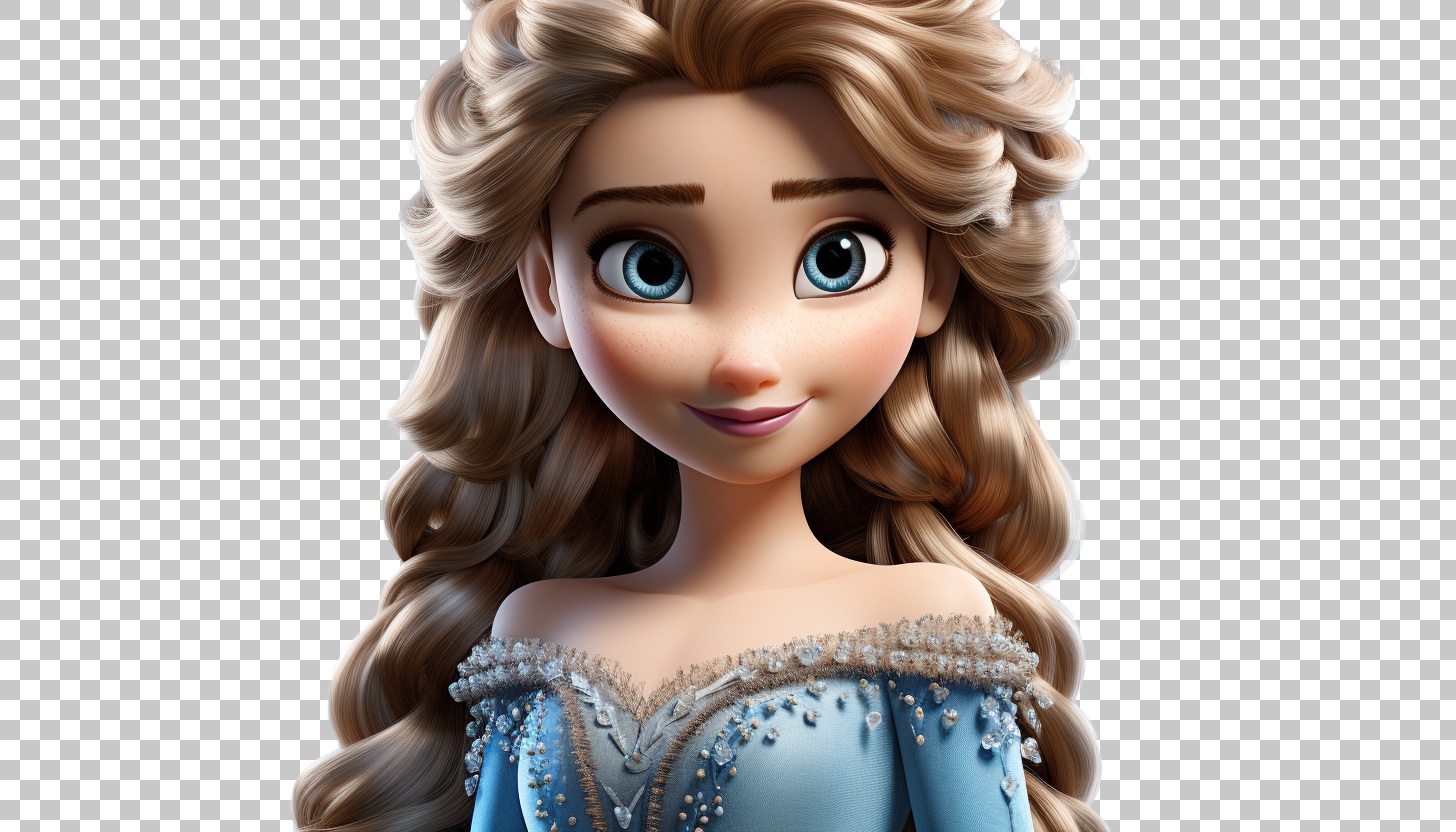 Stunning Elsa Frozen Illustration in PNG Format, Frozen, Disney princess