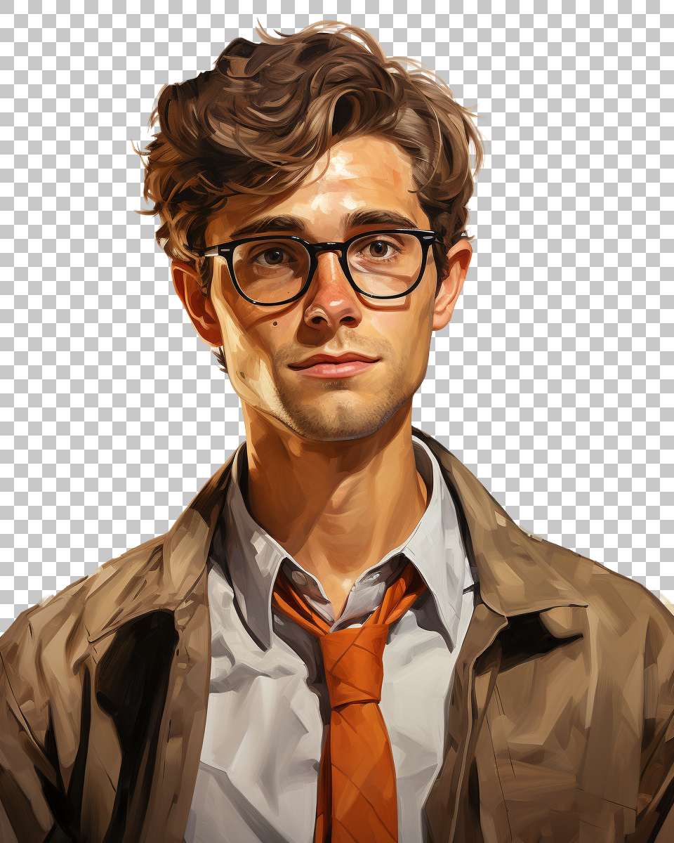 Fred Joneson Cartoon Character for Animated Multimedia, detective, Fred