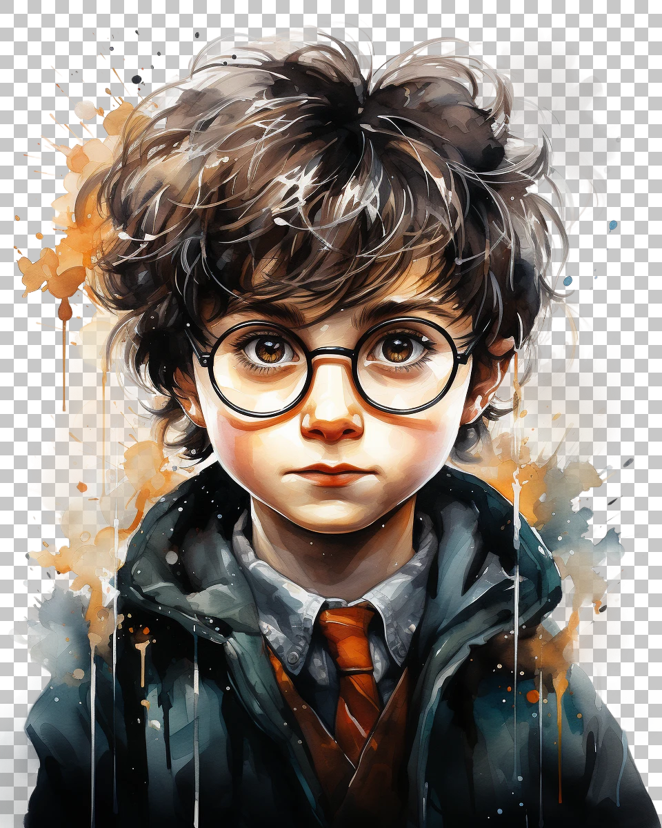 Harry Potter PNG, Iconic Art Celebrating the Legendary Wizard, Fantasy Adventure