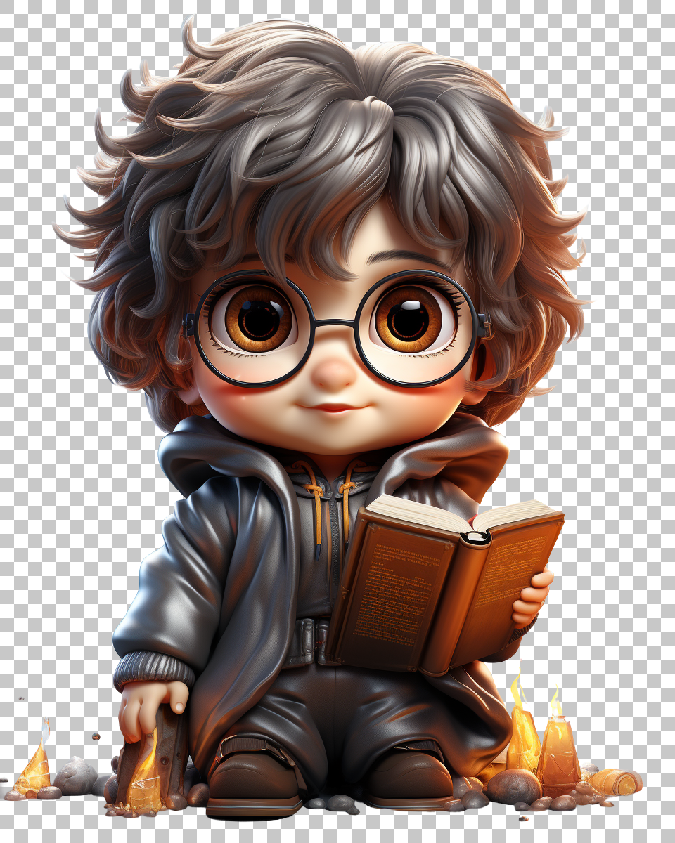 Dynamic Harry Potter PNG, An Artistic Tribute to the Boy Who Lived, Wizarding School