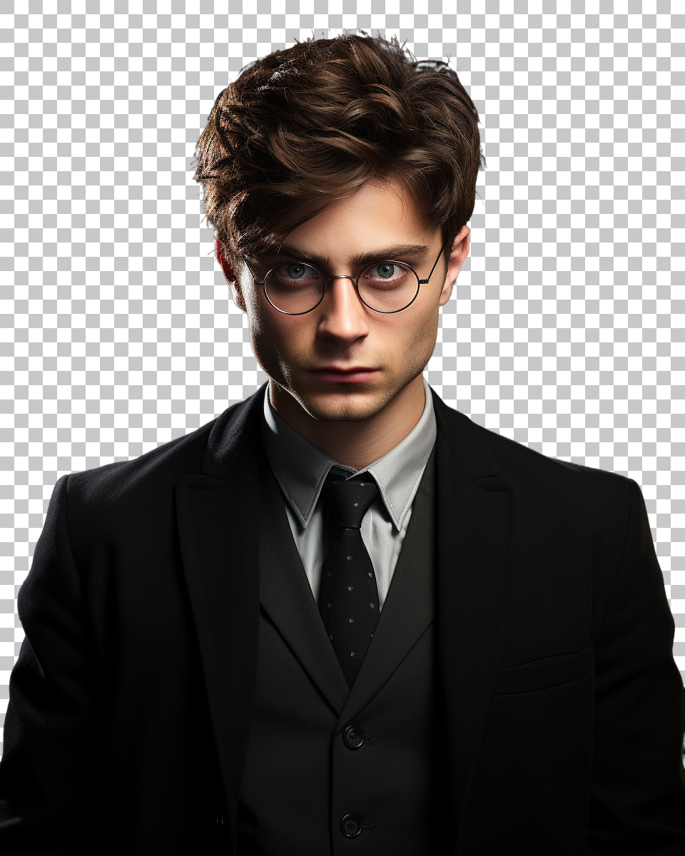 Enigmatic Harry Potter PNG, Captivating Depiction of the Chosen One, Magical Adventure