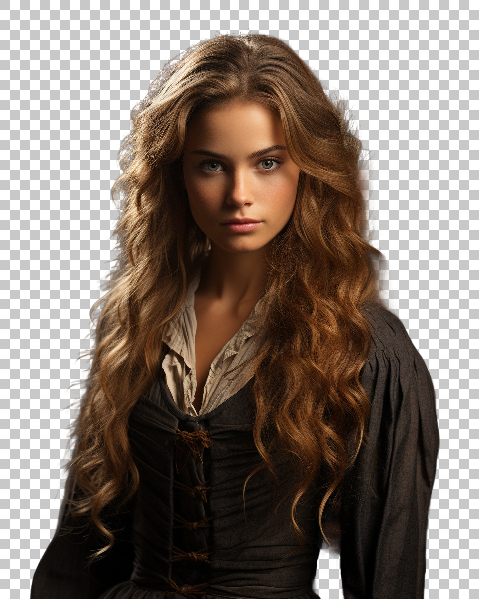 Hermione Granger PNG, Iconic Art Celebrating the Brilliant Witch of Gryffindor, Wizarding Adventure