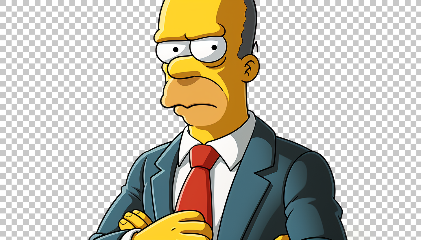 Homer Simpson PNG transparent Illustration, Embrace the Zany World of Springfield's Favorite Dad, Comedy