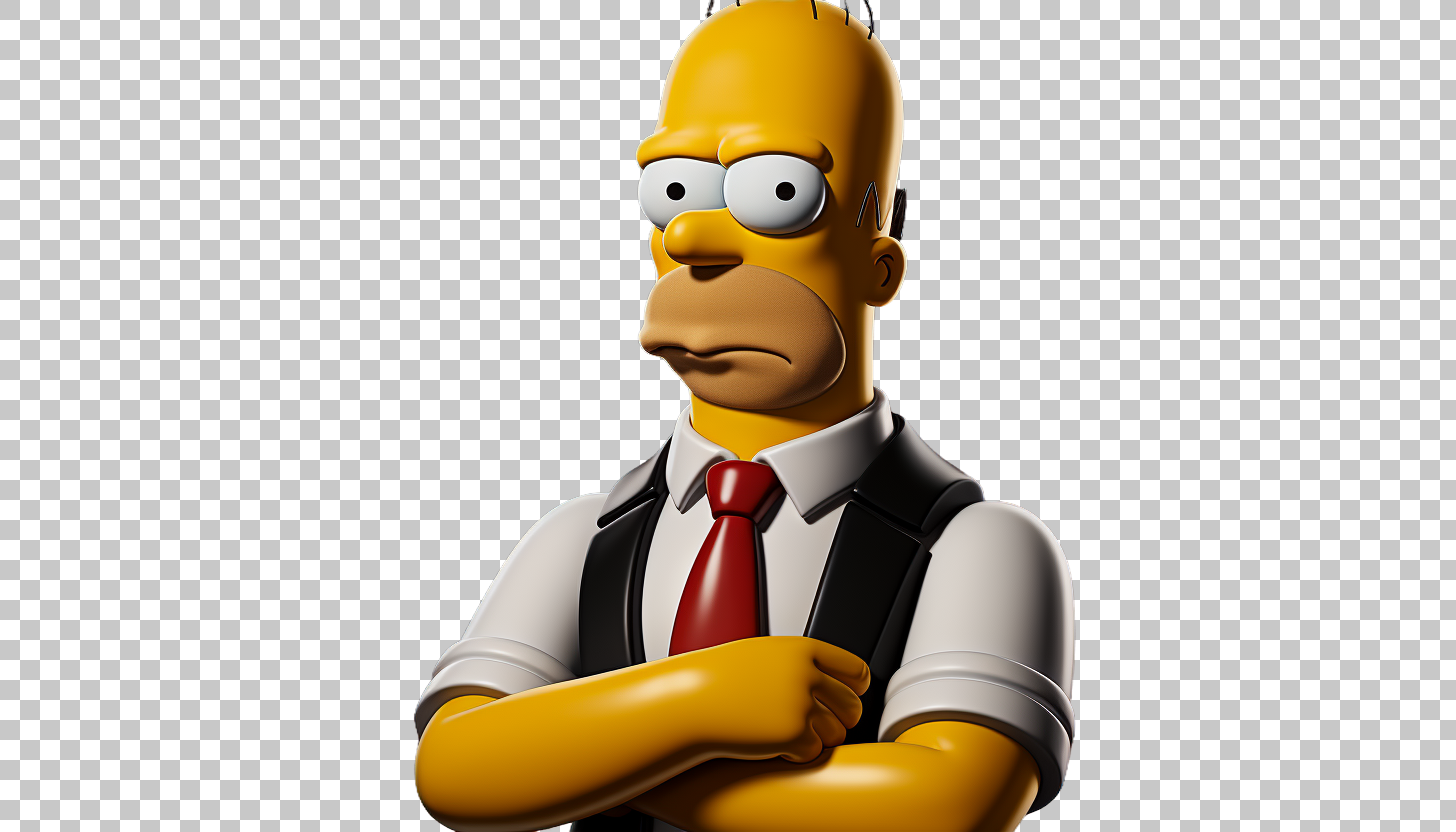 Homer Simpson PNG transparent Art, Colorful Rendition of the Classic Cartoon Icon, Animated Series
