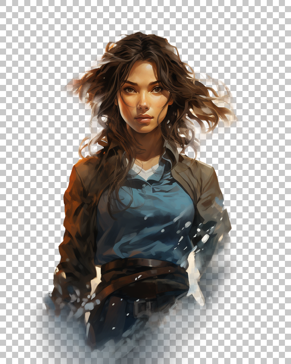 Vibrant Korra The Legend PNG, Whimsical Artwork of the Heroine, TV Series
